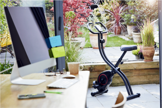 exercise equipment at home