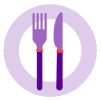 dinner plate icon