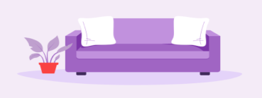 a cartoon image of a loungechair